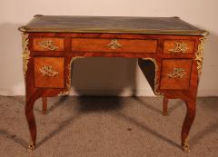 Small Double sided Writing Table In Rosewood Louis XV Style - 3498057
