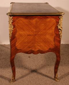 Small Double sided Writing Table In Rosewood Louis XV Style - 3498060