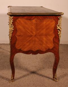 Small Double sided Writing Table In Rosewood Louis XV Style - 3498062
