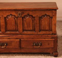 Small English Chest In Oak From The 18th Century - 2190783