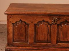 Small English Chest In Oak From The 18th Century - 2190786