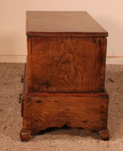 Small English Chest In Oak From The 18th Century - 2190788