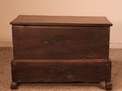 Small English Chest In Oak From The 18th Century - 2190790