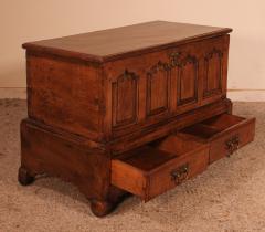 Small English Chest In Oak From The 18th Century - 2190793