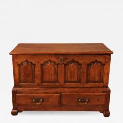 Small English Chest In Oak From The 18th Century - 2191669