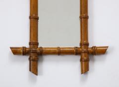 Small Faux Bamboo Mirror - 2060831