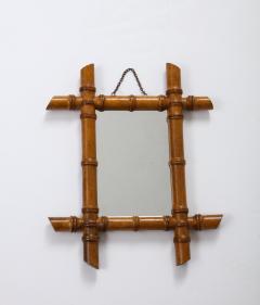 Small Faux Bamboo Mirror - 2060833
