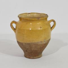 Small French 19th Century Yellow Glazed Ceramic Confit Jar - 4115861