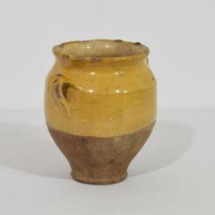 Small French 19th Century Yellow Glazed Ceramic Confit Jar - 4115867