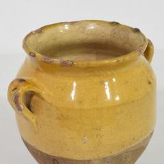 Small French 19th Century Yellow Glazed Ceramic Confit Jar - 4115947