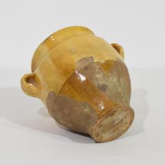 Small French 19th Century Yellow Glazed Ceramic Confit Jar - 4115977