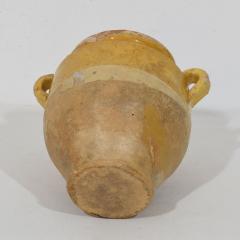 Small French 19th Century Yellow Glazed Ceramic Confit Jar - 4486007