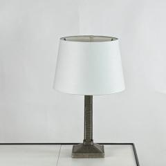 Small French Art Deco Wrought Iron Lamp by Henri Fournet - 4570685