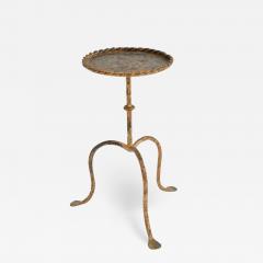 Small Gilt Martini Table - 3487590