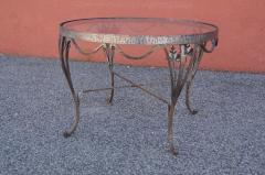 Small Handcrafted Wrought Iron Coffee Table - 2043688