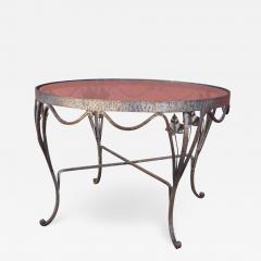 Small Handcrafted Wrought Iron Coffee Table - 2055482