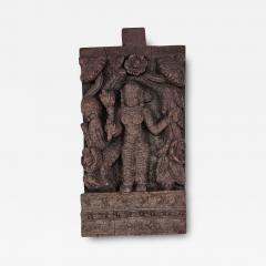 Small Indian 19th Century Sandalwood Carving of Goddess - 3412088