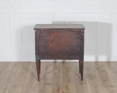 Small Italian Walnut Chest of Drawers with Two Drawers Late 18th Early 19th Cen - 4282283