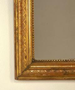 Small Louis Philippe Giltwood Mirror France circa 1850 - 4141346