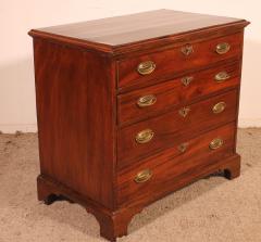 Small Mahogany Chest Of Drawers 18th Century - 3792586