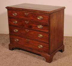 Small Mahogany Chest Of Drawers 18th Century - 3792592