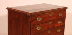 Small Mahogany Chest Of Drawers 18th Century - 3792593