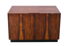 Small Mid Century Two Door Lowboard on Black Base - 2650473