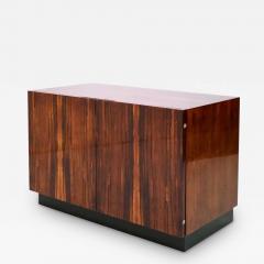 Small Mid Century Two Door Lowboard on Black Base - 2689331