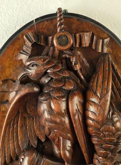 Small Napoleon III Walnut Hunting Trophy France or Italy circa 1870  - 4194557
