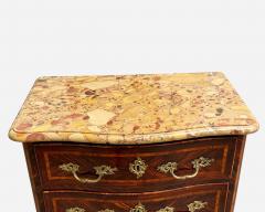 Small Regency period marquetry in between chest of drawers France circa 1715 23 - 3622109