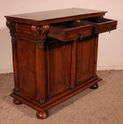 Small Renaissance Buffet In Walnut 17th Century From France - 3629798