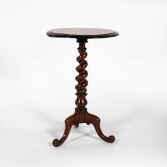 Small Round Victorian Game Table Inlaid Chess Board English circa 1890 - 4250891
