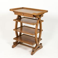 Small Scale French Fruitwood Four Tier tag re Circa 1880 - 3710834