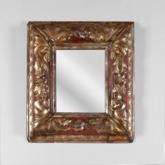 Small Scale Spanish Carved Giltwood Mirror Frame Circa 1750 - 3459472