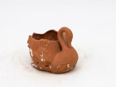 Small Swan Terracotta Vase or Planter English Late 20th C - 3650007