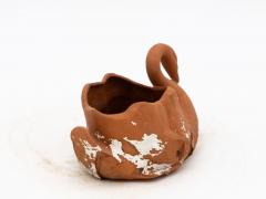 Small Swan Terracotta Vase or Planter English Late 20th C - 3650009