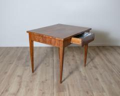 Small Table Veneered In Olive Wood And Inlaid In Different Woods 18th Century - 4205537
