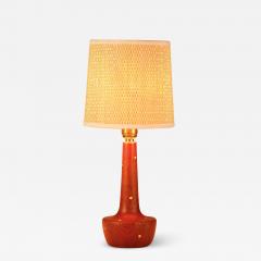 Small Teak and Brass Table Lamp Denmark 1960s - 2778570