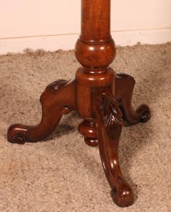 Small Tripod Table Gueridon With A Checkerboard Top 19th Century - 3864059