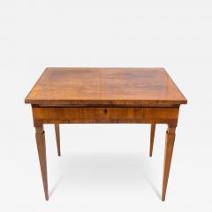 Small Walnut Veneered Desk Inlaid With Different Woods Tuscany Late 18th Centu - 4434971