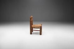 Small Wood and Wicker Chair by a European Cabinetmaker Europe ca 1950s - 2424067