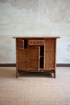 Small Woven Bamboo Sideboard - 4572193