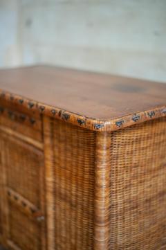 Small Woven Bamboo Sideboard - 4572242