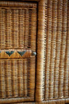 Small Woven Bamboo Sideboard - 4572248