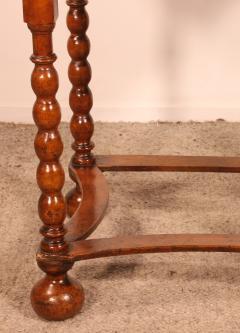 Small Writing Table side Table In Walnut 17th Century - 3373190
