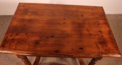 Small Writing Table side Table In Walnut 17th Century - 3373193