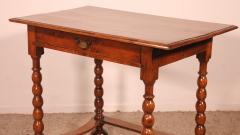 Small Writing Table side Table In Walnut 17th Century - 3373197