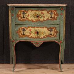 Small lacquered and painted Venetian commode from the 20th century - 4234000