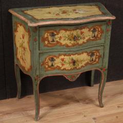 Small lacquered and painted Venetian commode from the 20th century - 4234001