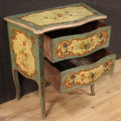 Small lacquered and painted Venetian commode from the 20th century - 4234005
